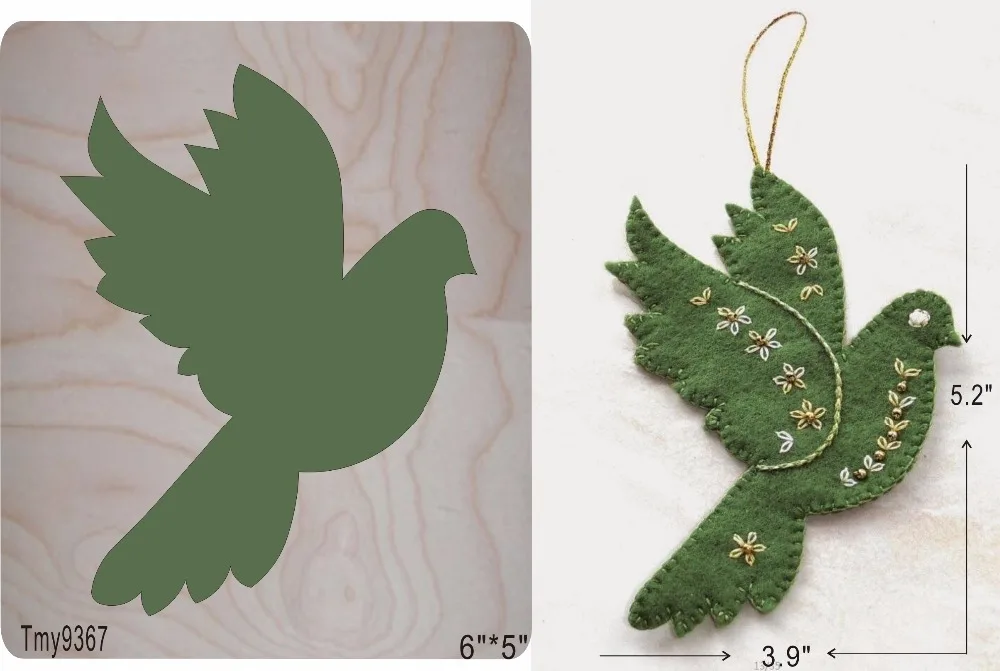 

Pigeon-1 DIY wooden die/ Scrapbook mold/cutting tool die /Tmy9367