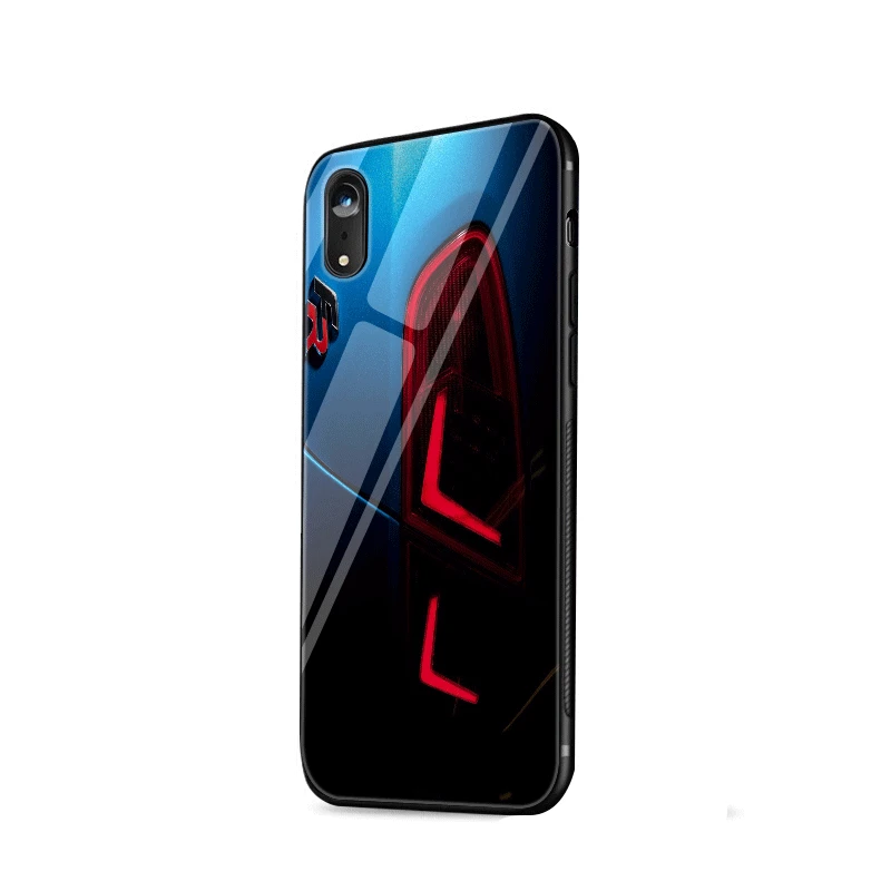 G9 Чехол для мобильного телефона стекло для iPhone 7 8 6 6S X XS Max XR 5 5S SE покрывало для автомобильного сиденья логотип корпус - Цвет: G9