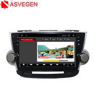 asvegen 10 2touch screen android 7 1 quad core car stereo gps navigation for toyota highlander 2009 2014 with wifi bluetooth