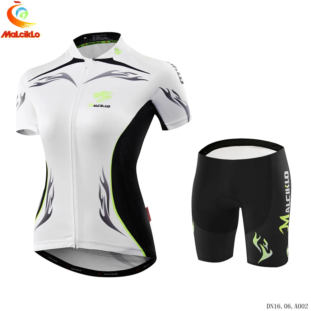 2018 г. MALCIKLO Женский комплект из Джерси для велоспорта Ropa Ciclismo дышащая одежда с