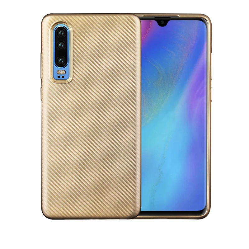 gold YueTuo чехол для huawei p20 lite pro p20lite nova 3e p30 pro силиконовый ультратонкий ТПУ мягкий телефон Аксессуары для задней крышки - Цвет: gold