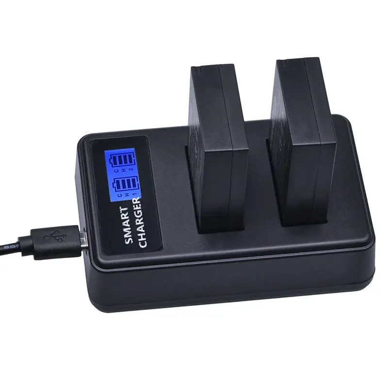 Lp-E12 Usb ЖК-дисплей двойной порт зарядное устройство для Canon Eos M M10 M50 M100 Rebel Sl1 100D Kiss X7 |
