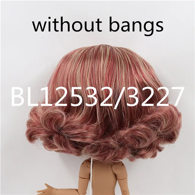Кукла blyth ледяная RP кожа головы и купол только смешать волосы для DIY пользовательские куклы - Цвет: h