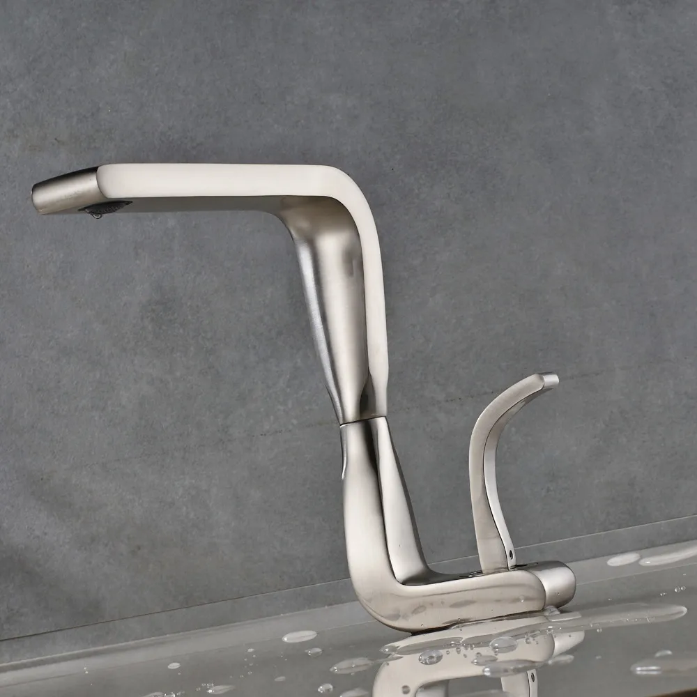 Современный Смеситель для ванной комнаты Uythner с ручкой в новом стиле