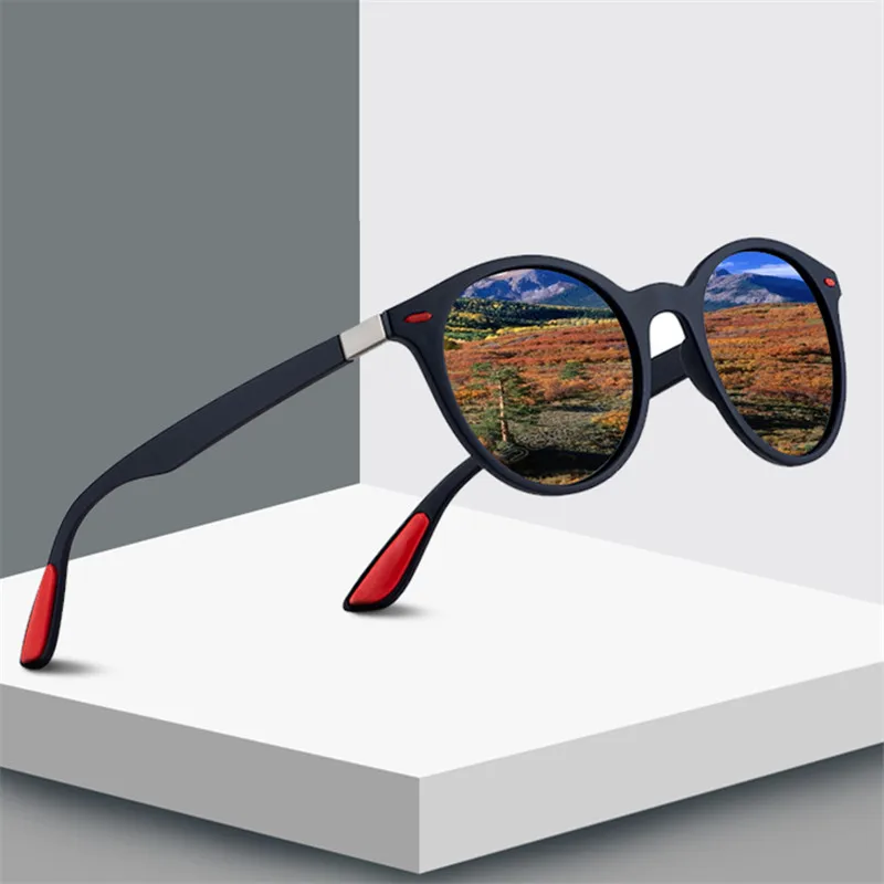 

Men Women Retro Polarized Sunglasses Luxury Brand Round Sunglasses Men Driving Shades Male Sun Glasses lentes de sol hombre