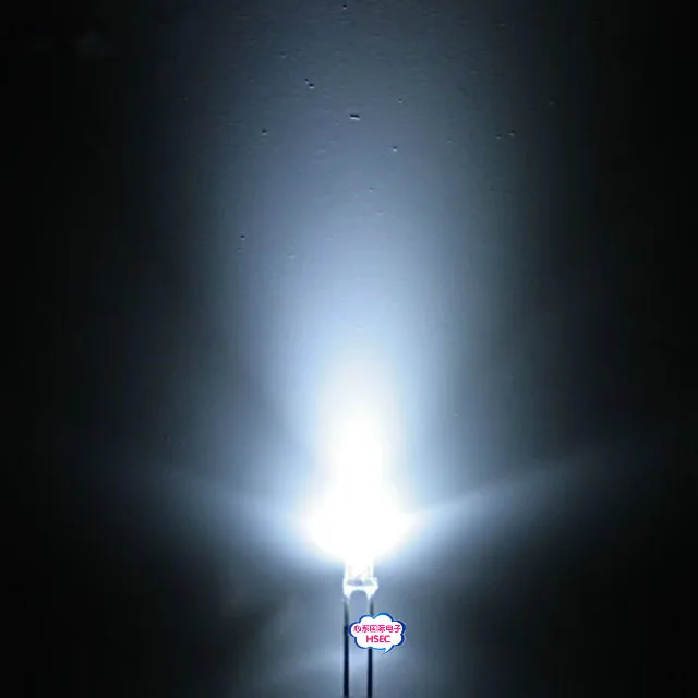 Бесплатная доставка 1000 шт./лот высокое качество 3 мм белый светодиод/F3 LED цвет|led