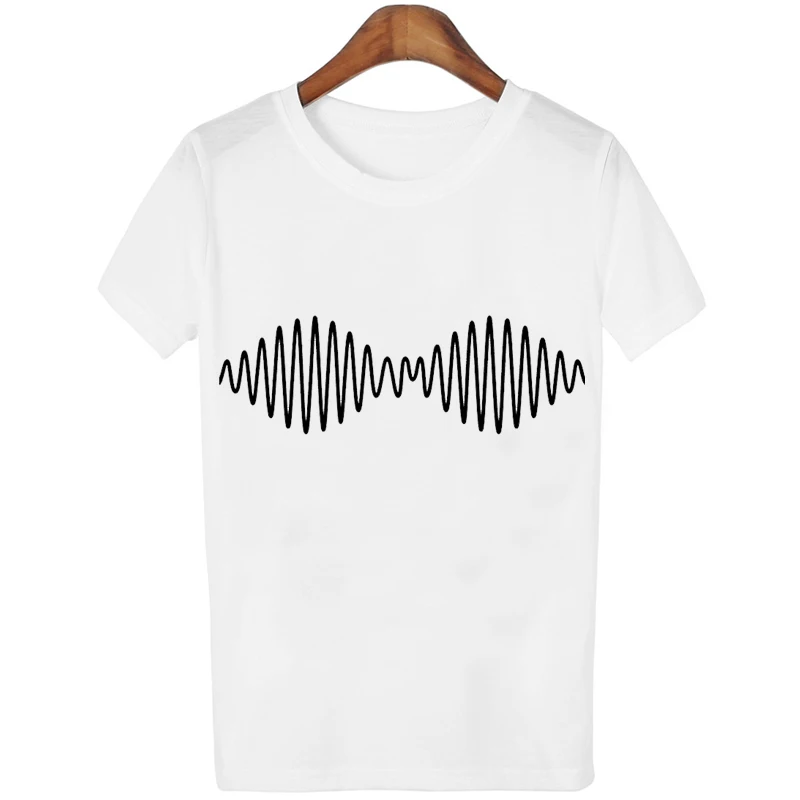 2 Белая женская футболка с принтом «Arctic Monkeys», летние топы с коротким рукавом и круглым вырезом, женская футболка в стиле панк-рок с буквенным принтом, женская футболка - Цвет: 2