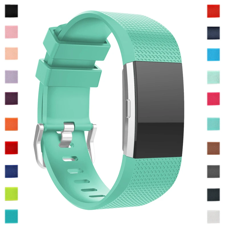 Высокое качество ремешок для FitBit Charge 2 часы фитнес трекер Браслет мягкий Fit bit Charge2