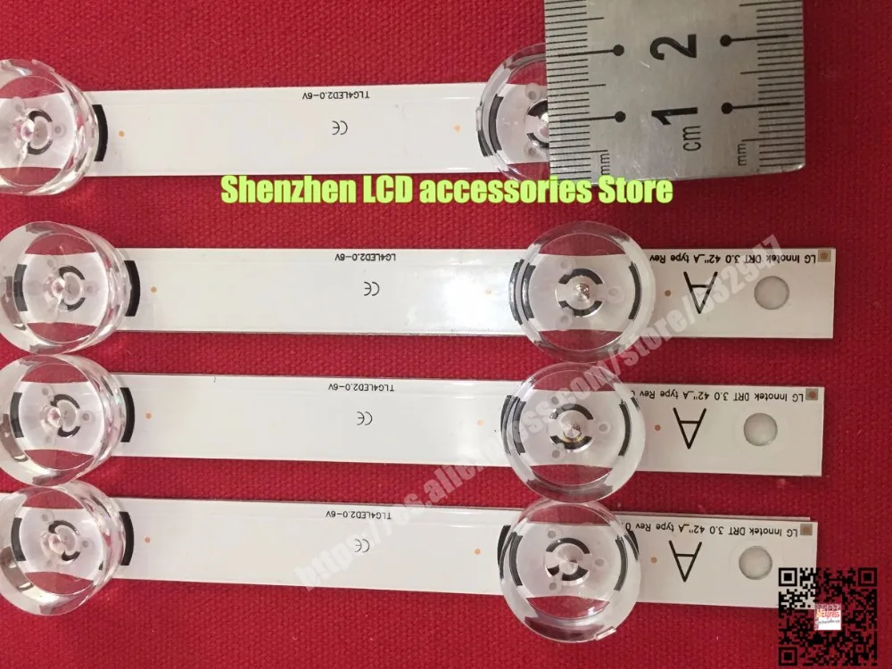 Для LG 42GB6310-CC D1rect 3 0 _ 421nch rev7 B/A-TYPE_131202 LC420DUH (FG)(A1) A + B = 82 5 см 1 шт. 4 светодиода комплект