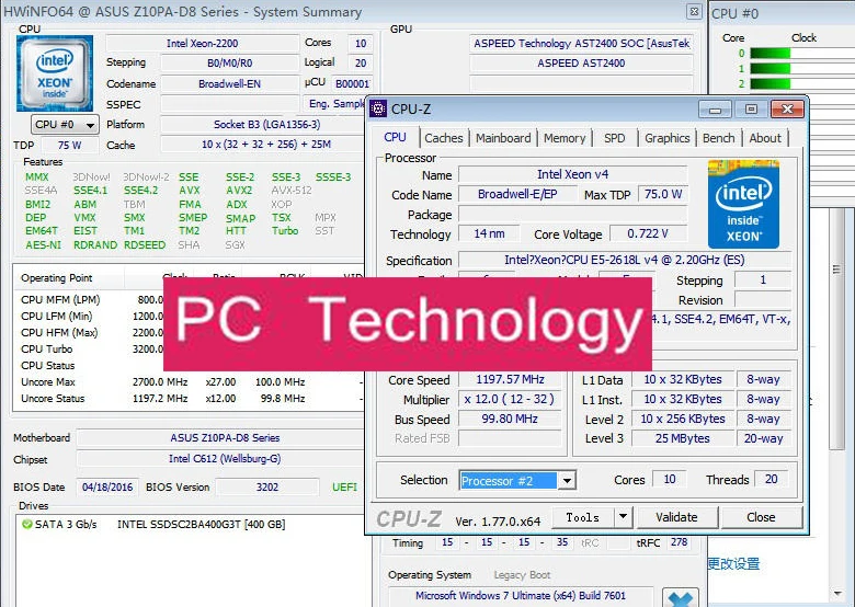 Оригинальный смартфон Intel Xeon QS версии E5 2618LV4 2 ГГц 10 ядер 25 Мб 75 Вт 2618L V4|intel xeon|xeon
