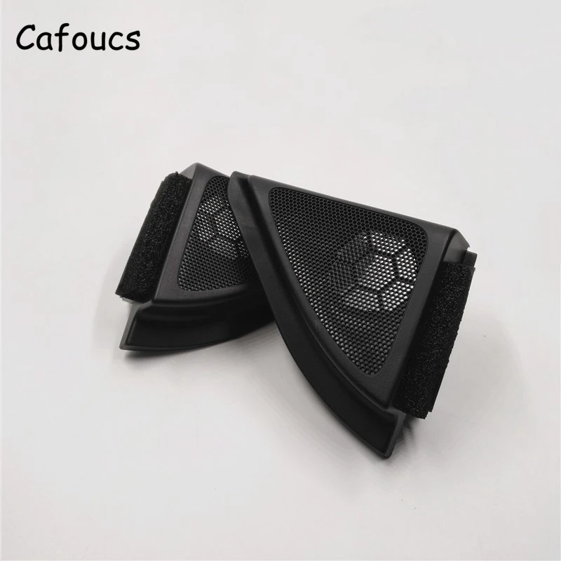 Cafoucs 2 шт./пара для Защитные чехлы для сидений, сшитые специально для Toyota Corolla Динамик крышка передней двери автомобиля твитер Треугольники крышка 2006-2013 Аксессуары