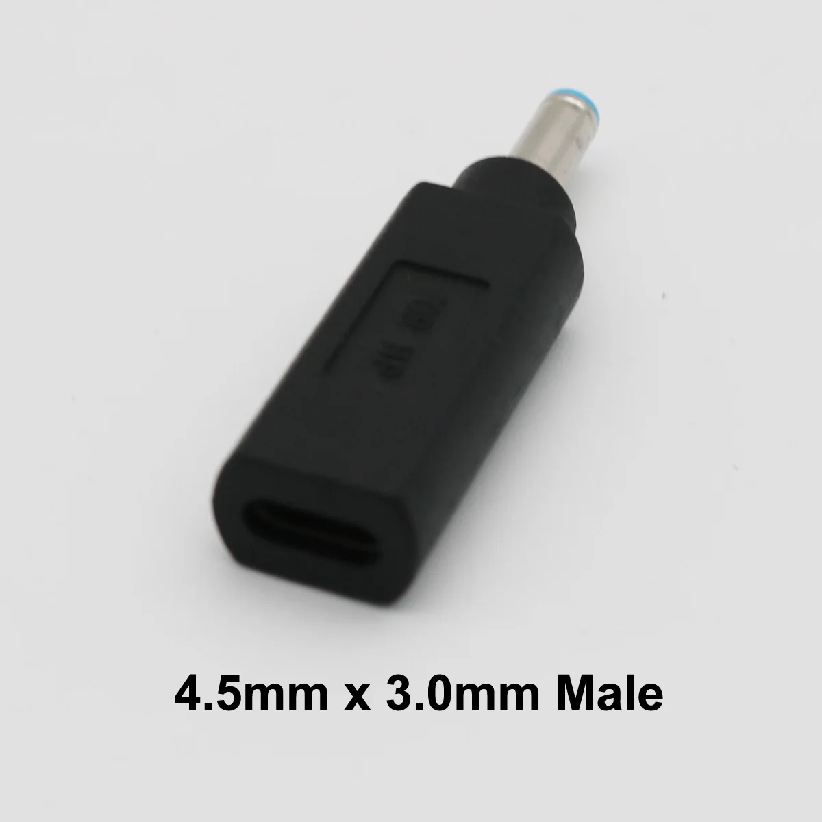4.5mm x 3.0mm Male 1 шт. зарядное устройство для ноутбука адаптер конвертер Тип C Женский DC разъем питания до 4,0 мм 4,8x1,7 мм/5,5x2,1 мм/2,5 мм/7,4x5,0 мм для lenovo hp DELL - Цвет: 4.5mm x 3.0mm Male