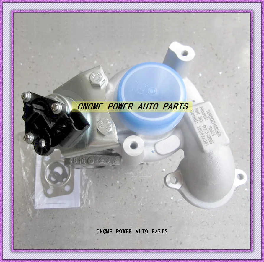 Турбо TD025 4937302013 49373 02003 4937302002 0375Q9 0375R0 9673283680 для Ford Fiesta VII 1 6 TDCi 95HP TZJA 1.4L HDI 1.6L 02 |td025