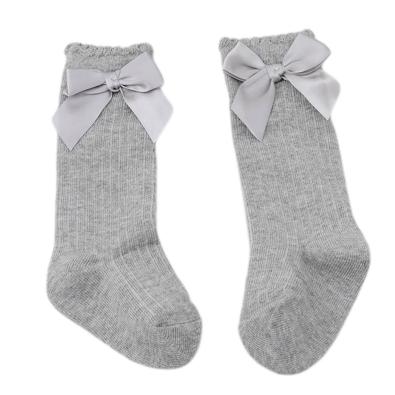 Детские гольфы разноцветные Гольфы с бантиками для девочек милая детская одежда
