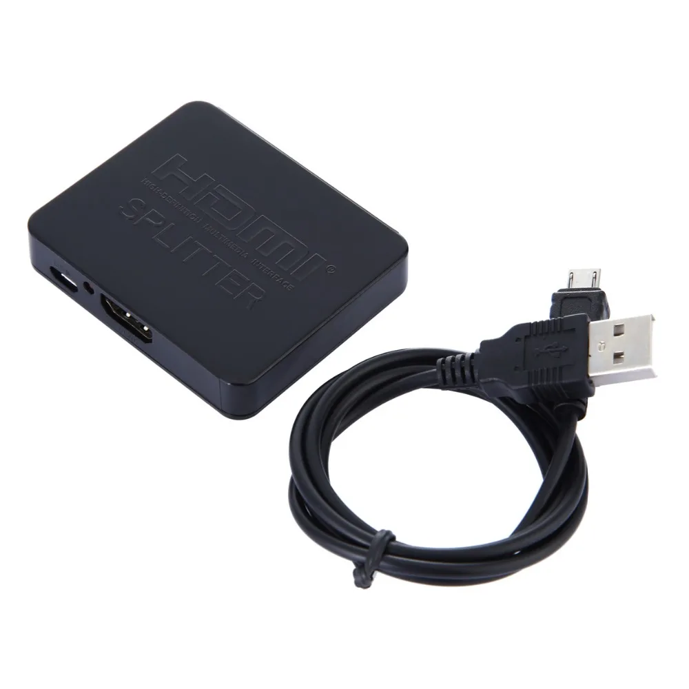 50 шт./лот Бесплатная доставка 1080P 3D 4K HDMI сплиттер коммутатор 1*2 1 вход 2 выход для DVD