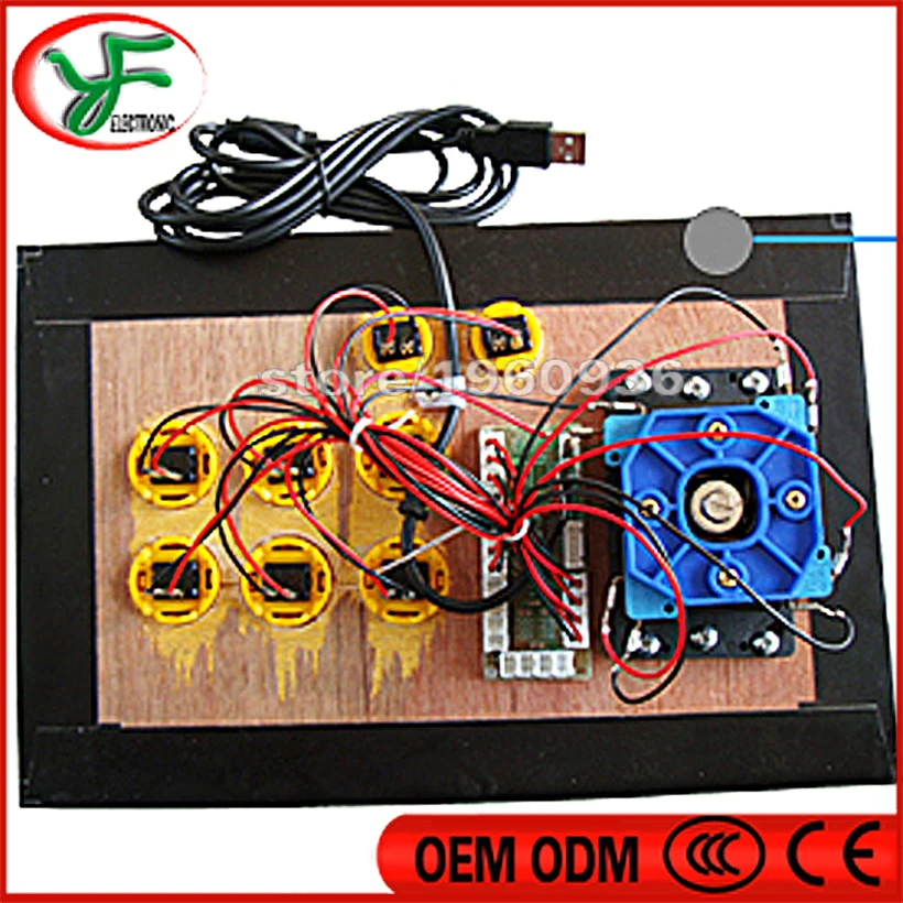 Двойной игровой консоли джойстик контроллер для компьютера ПК USB аркадный