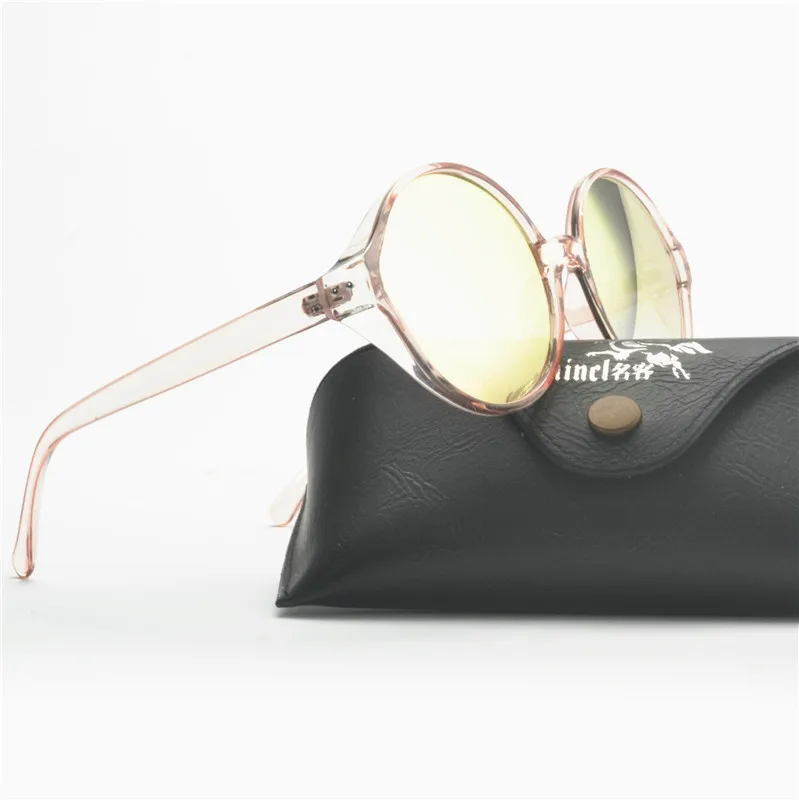 2019 New Round Sunglasses Women Retro Brand Designer Oversized Sun Glasses Lady fashion sunglasses uv400 with box NX | Аксессуары для