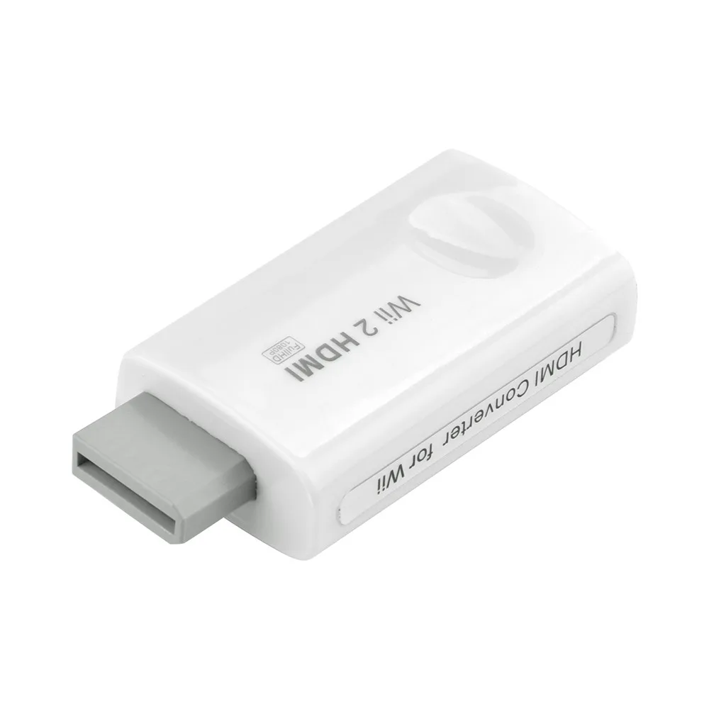 Full HD HDMI 1080P конвертер адаптер с 3 5 мм аудиовыход для Wii 2 4 3|Картридеры| |