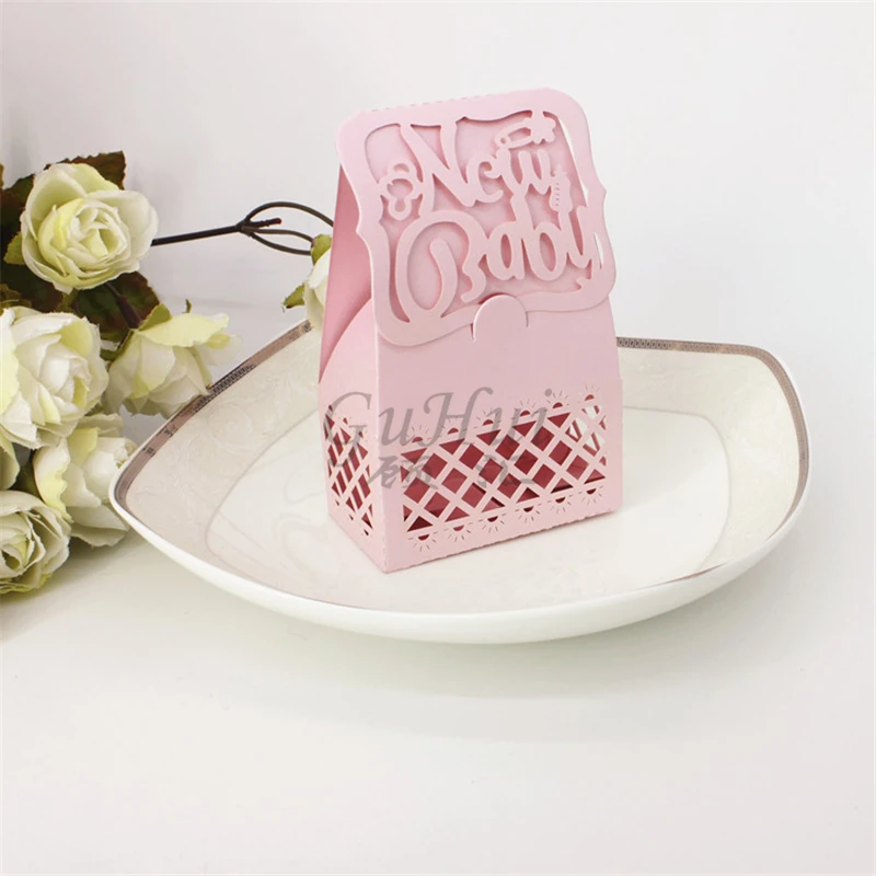 Синий и розовый день рождения коробка конфет DIY мальчик девочка счастливые