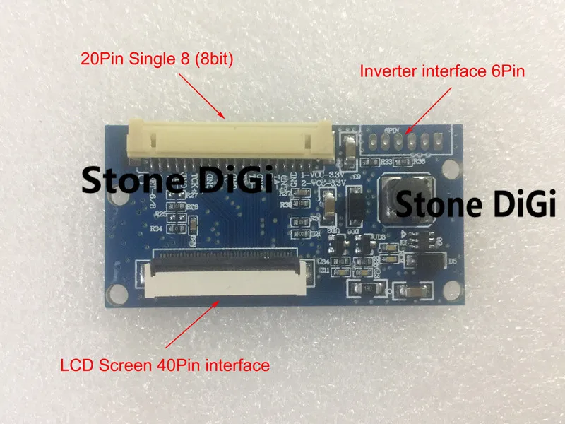 Новая плата для преобразователя LVDS 20Pin в 40Pin 7 8 дюймового ЖК дисплея бесплатная