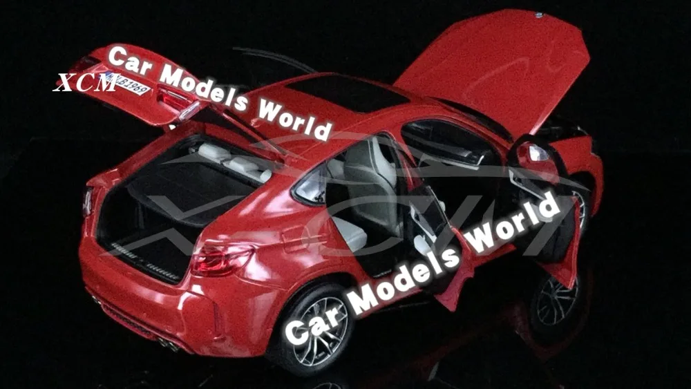 Литая под давлением модель автомобиля для X6M 1:18 (красный) + маленький