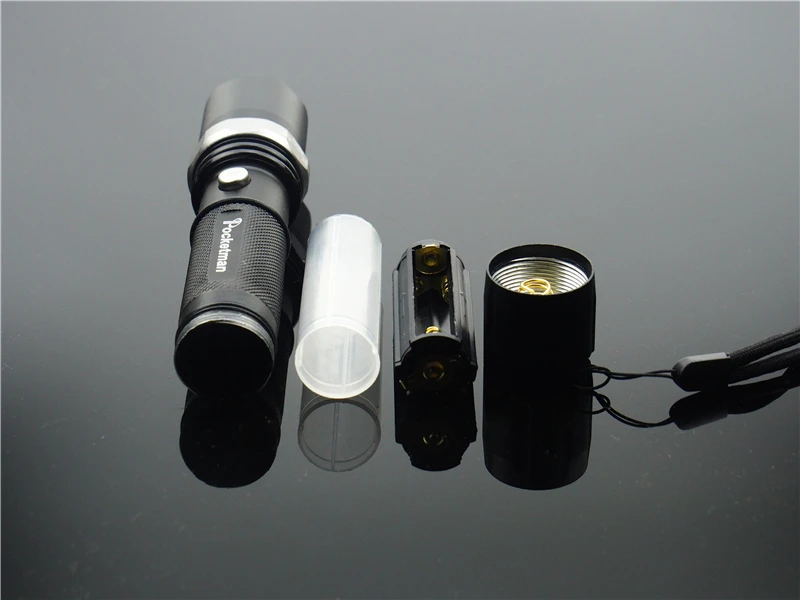 FT17 LED Bike light flashlight Focus lamp torch XM-L T6 3800lm Zoomable lights + Charger 18650 rechargeable Battery | Лампы и