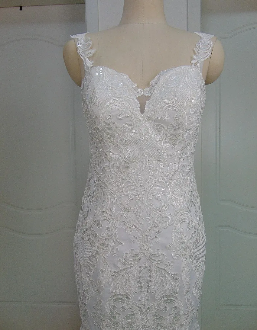 Robe de mariee Милое Свадебное Платье Русалочки сексуальное кружевное подвенечное