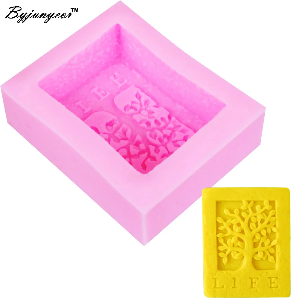 

S094 Tree Craft Art 3D Candle Soy Wax Mould Scented Soap Mold Handmade Silicone Molds Plaster Resin Clay Making Home Decoration