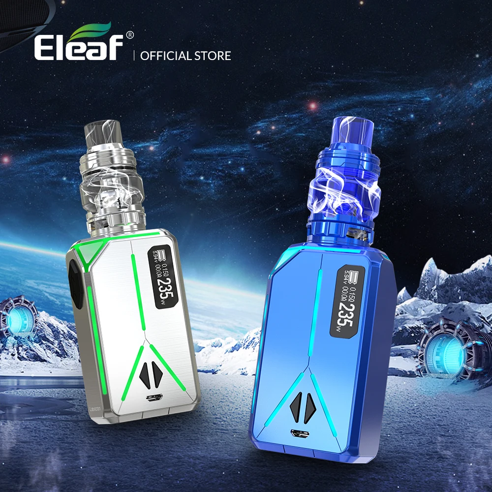 Оригинальный Eleaf Lexicon с ELLO Duro kit 6 5 мл HW M/HW N катушка коробка мод выход 235 Вт вейп
