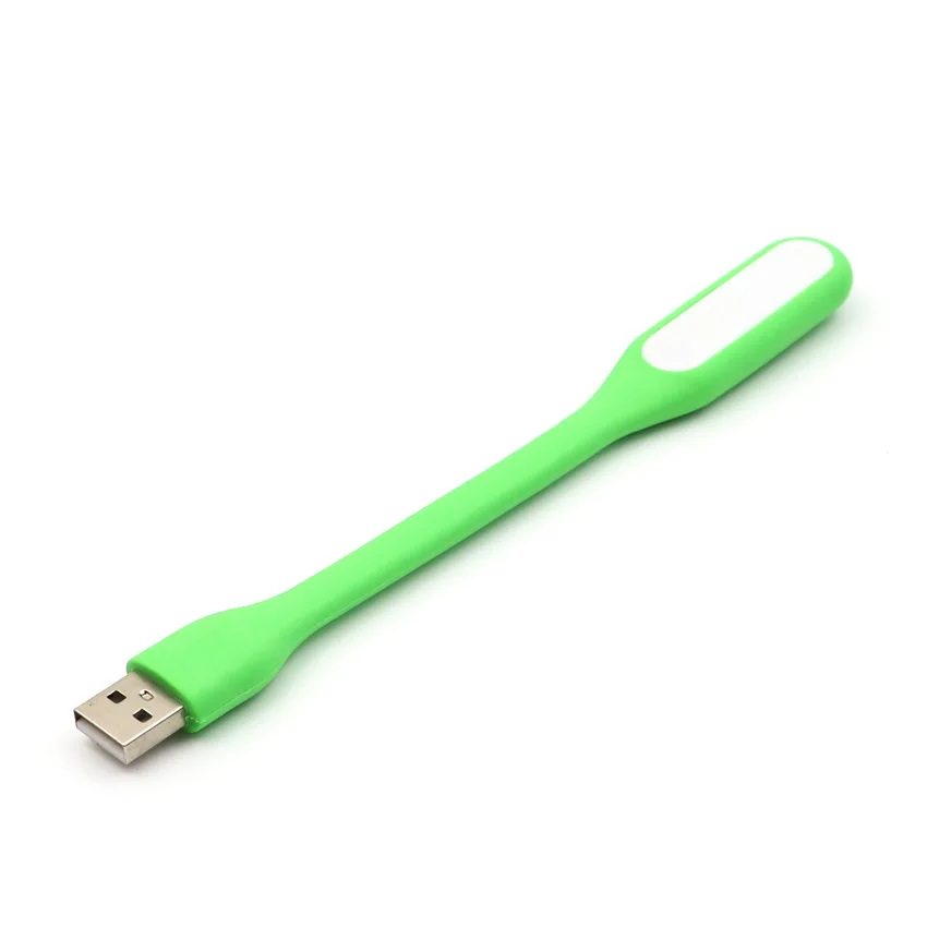 Гибкая портативная Светодиодная лампа для внешнего аккумулятора USB 5 в 1 2 Вт