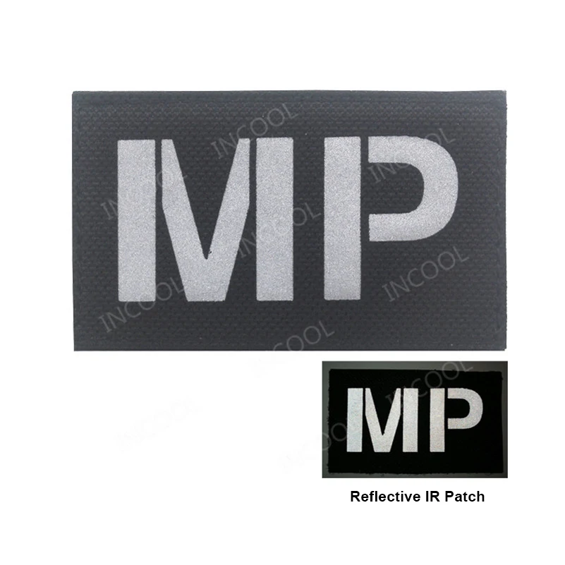 MP военный ПВХ патч с вышивкой Тактические декоративные патчи боевой