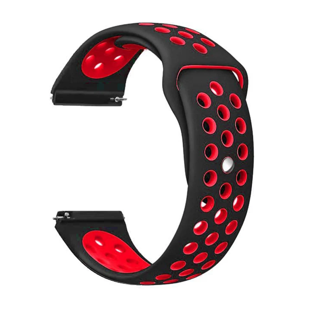 20 мм силиконовый ремешок для samsung gear sport S2 S3 Classic Frontier watch Band для huami amazfit pace Bip BIT Lite huawei Watch 2