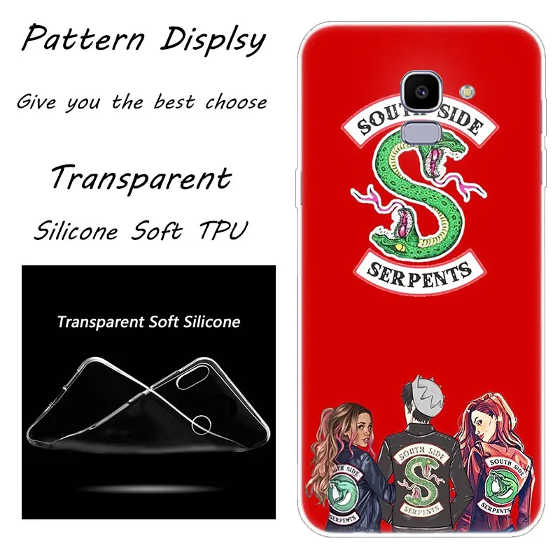 011 Ханука "South Side serpents" логотип силиконовый чехол для samsung Galaxy J8 J6 J4 J2 Core J5 J6 J7 Prime J3 ЕС J4 Plus - Цвет: 011