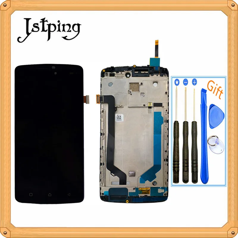 Jstping 5 дюймов полный ЖК-экран для Lenovo K4 Note A7010 в сборе рамка дисплей Панель С