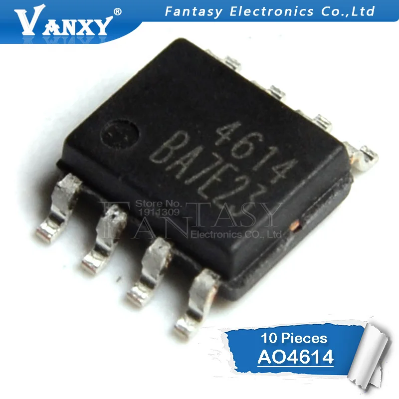 10 шт. AO4614 SOP8 4614 SMD SOP 8| |