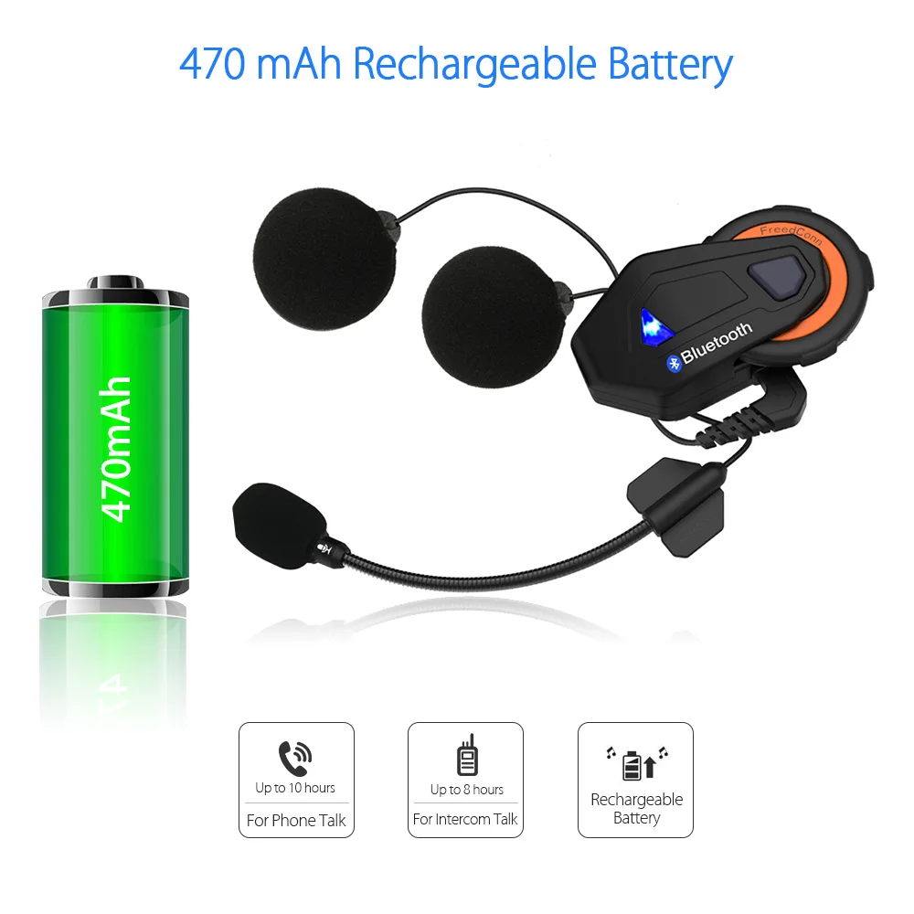 Motorcycle мотоциклетная система внутренней связи для шлема bluetooth гарнитура 6