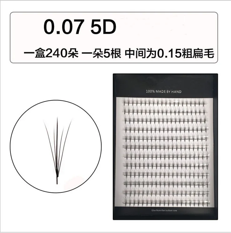 Новинка большой емкости Pteris clouds hair 5D норковые ресницы плоские шиньоны