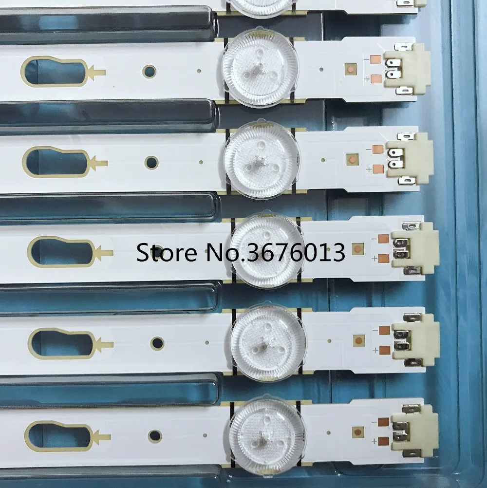 8 шт. светодиодная подсветка 813 мм 9 светодиодов для SamSung Un40j6500 UE40J6370 40 дюймов ТВ E88441