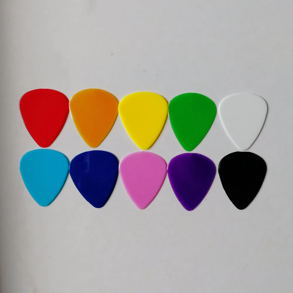 Mixing color nylon plastic guitar picks 071mm 100pcs 1000pcs | Спорт и развлечения