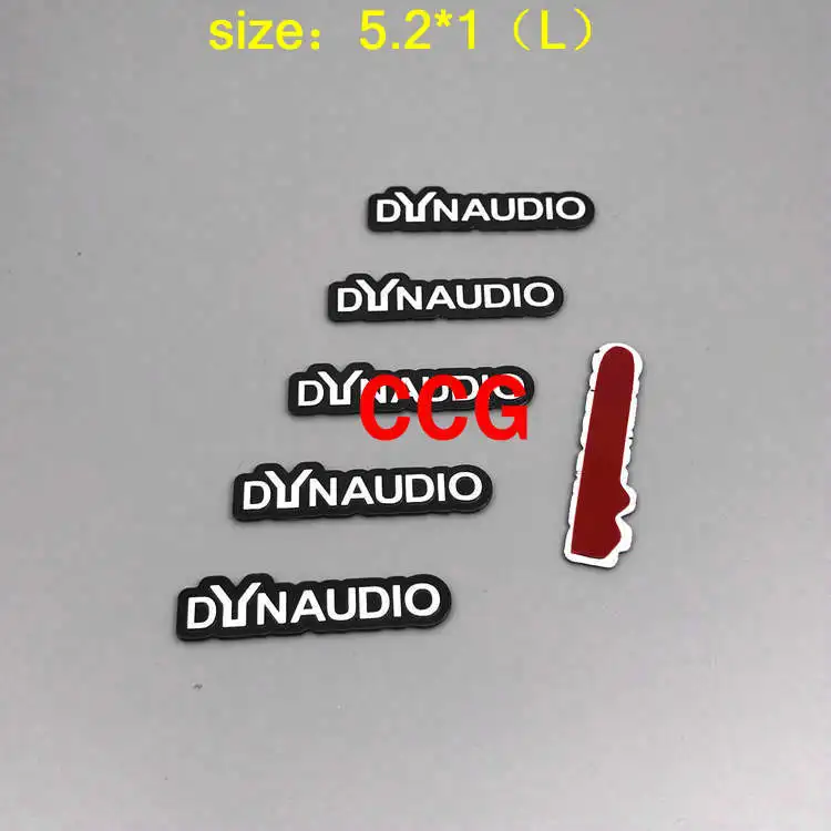 L Dynaudio 6 шт. 3D Мода harman/kardon pioneer JBL Меридиан Dynaudio Fender Focal Hi-Fi автомобильный аудио динамик значок креативная эмблема наклейка - Название цвета: L Dynaudio