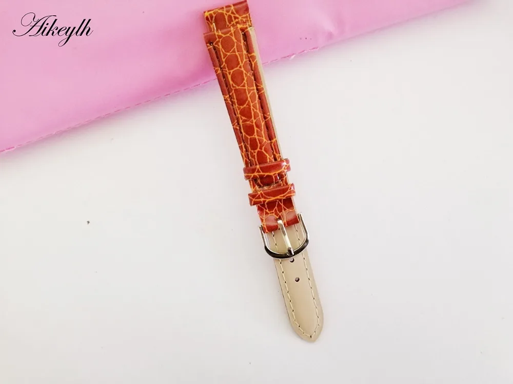 

Aikeylh Watchband 14/18mm Alligator Grain Watch Strap PU Leather Watch Band