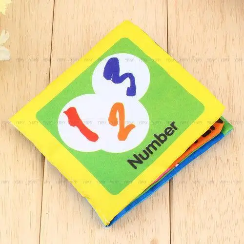 12 страниц мягкая ткань детские книжки для мальчиков и девочек звук шелеста