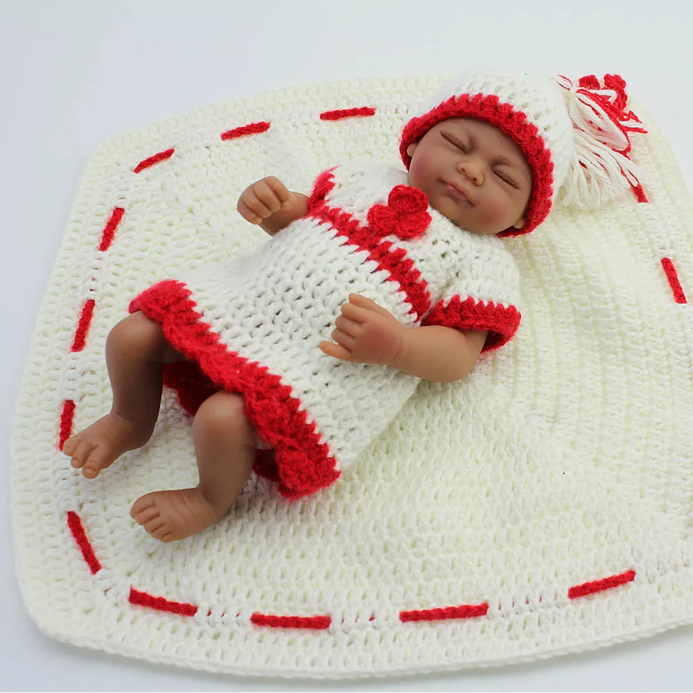 NPKDOLL Reborn Baby Dolls африканские Силиконовые черные куклы для всего тела 1 год подарок