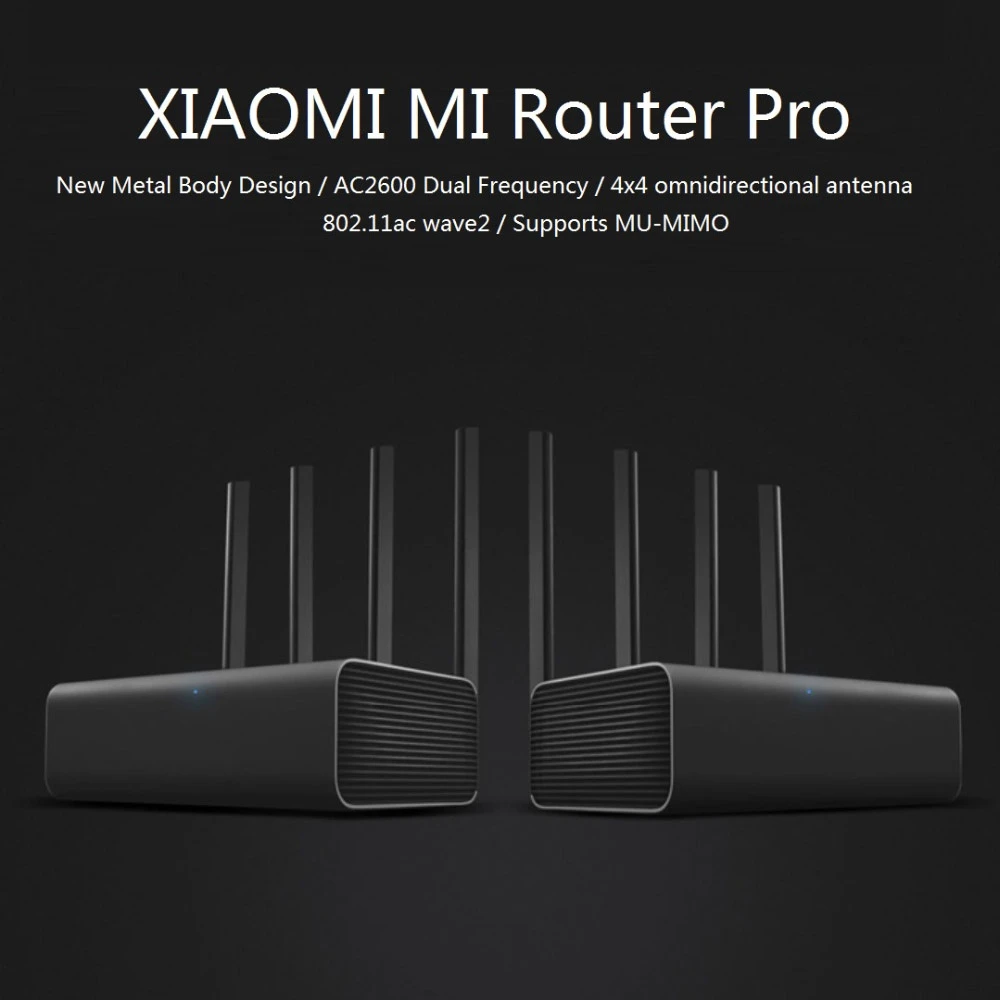 Оригинальный Xiaomi mi wifi беспроводной маршрутизатор Pro OS Dual rom 256MB Flash + 512MB DDR3