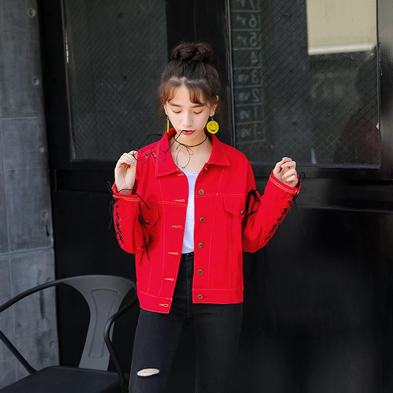 2018 женское базовое пальто Джинсовая куртка женская зимняя джинсовая для женщин