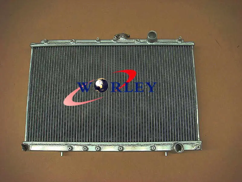 

For 42mm 2 core Mitsubishi Lancer EVO 1 2 3 Race Aluminum Radiator