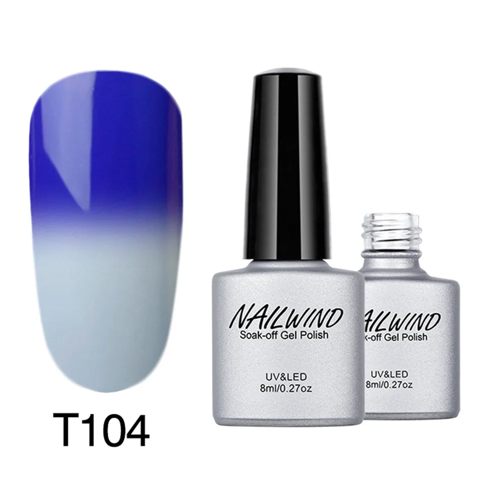 NAILWIND 8 мл Цветной Гель лак для ногтей УФ светодиодный Hybird основа дизайна