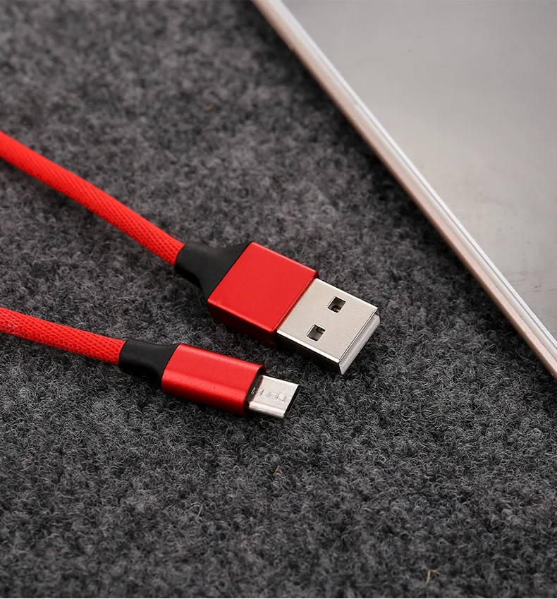 SUPTEC зарядный кабель в нейлоновый оплетке с разъемом Micro USB универсальный кабель для быстрой зарядки и передачи данных для samsung Galaxy S7 S6 S5 Xiaomi Huawei Android телефон 2 м