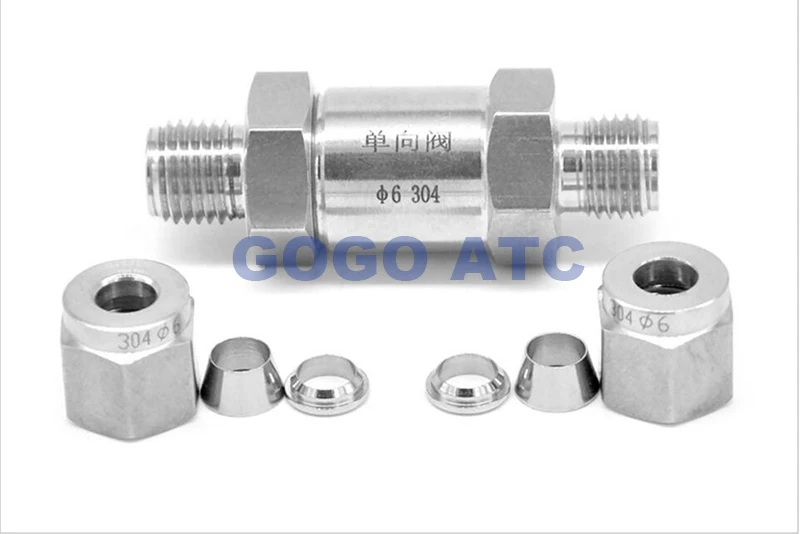 Высококачественный контрольный клапан 3 6 8 10 мм 1/8 &quot1/4&quot 3/8 &quot1/2&quot твердая