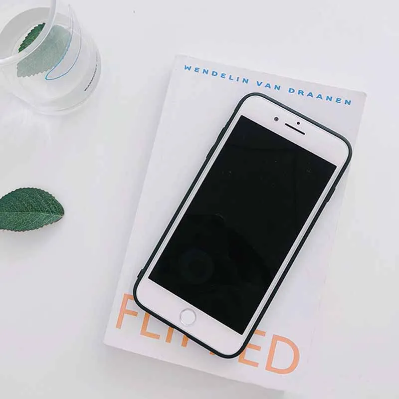JIBAN стеклянная оболочка для iphone X чехол телефона Корейская милая девочка из